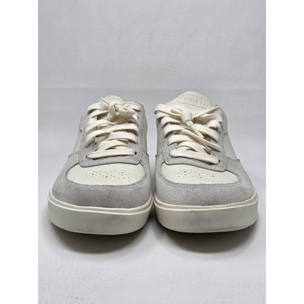 COLE HAAN Grand Crosscourt Mens Size 9 M White Gray Suede Sneakers C38992 - Picture 7 of 10